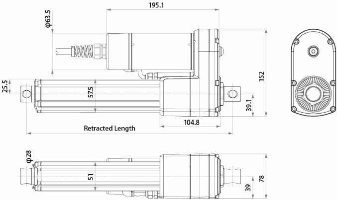 12V DC Mini Linear Actuator