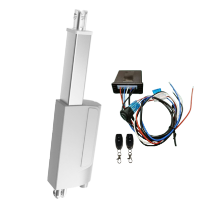 12V 24V DC Drive Slim Electric Linear Actuator 1500N Hall Sensors Feedback IP66