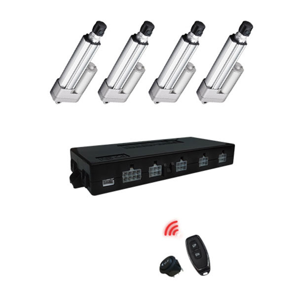 IP54 Linear Actuator Controllers 12VDC To 28VDC Remote And Wired Switch Control 4 Actuators Synchronously Controller