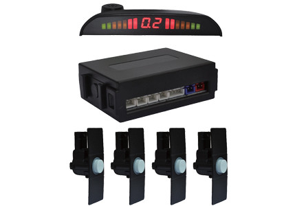 12VDC Wireless Front Easy Install Parking Sensor 2m Detection Range With 4 Adhesive Sensor