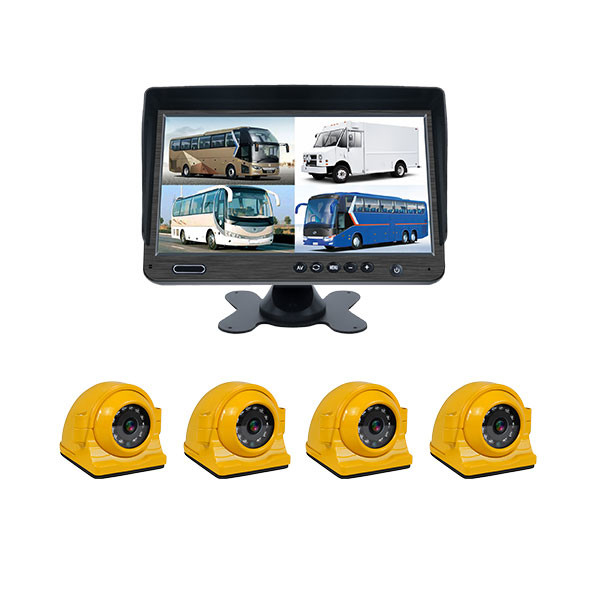 NTSC 4 Channel Car Camera System PAL , 800×480 Wireless Backup Camera