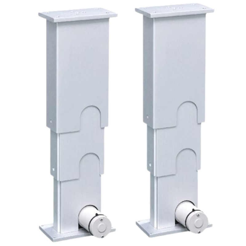 Four Hall Effect Telescopic Motorized Columns DC24V with Wired and Wireless Remote Operation