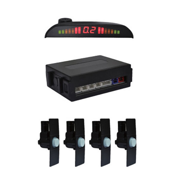 12VDC Wireless Front Easy Install Parking Sensor 2m Detection Range With 4 Adhesive Sensor