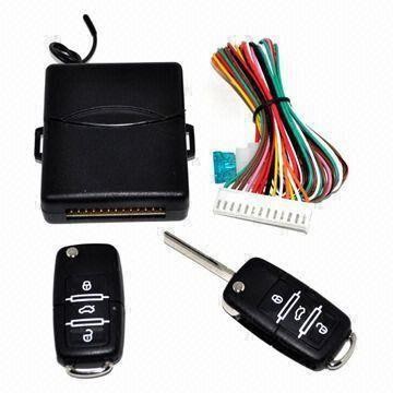 12V Car Keyless Entry System TS 16949 Siren Output With Remote