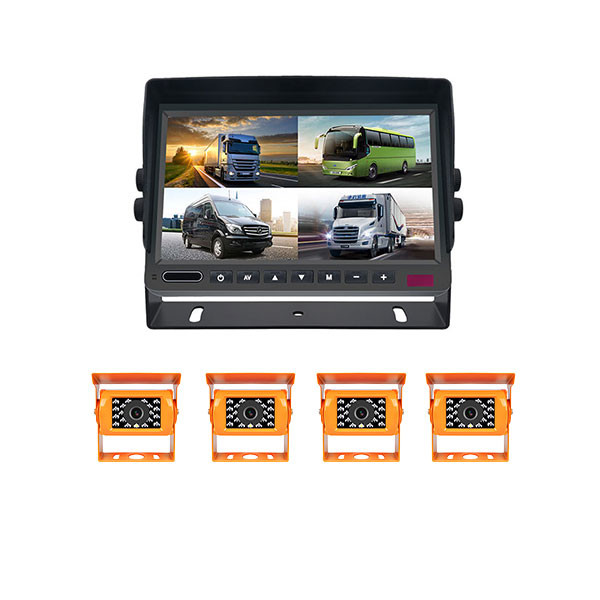 800×480 Truck Rear View Camera System CMOS , Four Heavy Duty Truck Backup Camera