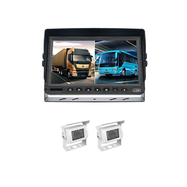 2.4G 2 Channel Safety Rear View Camera 800×480 With Camera Monitor Vision