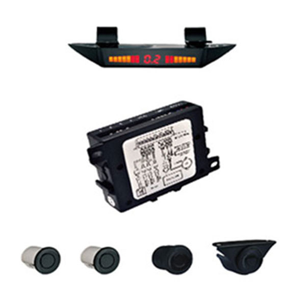 LED Ultrasonic Rear Parking Sensor Kit , 2.5m Collision Avoidance Sensor