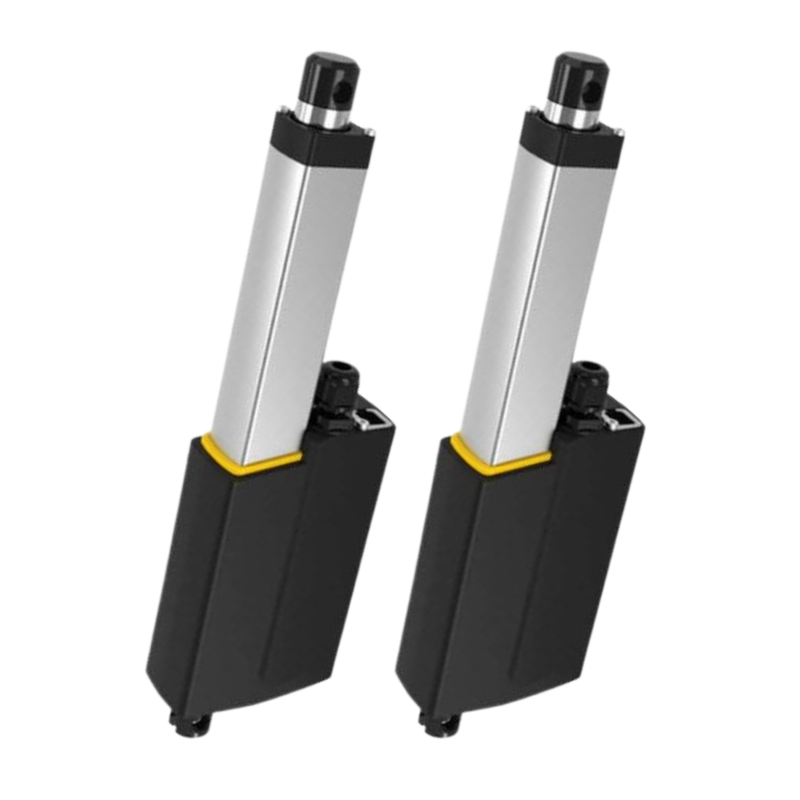 Compact DC Linear Actuator with Mini. Retracted Length ≧ 230mm, Max. Speed 7mm/s, and Noise Level ≤58dB