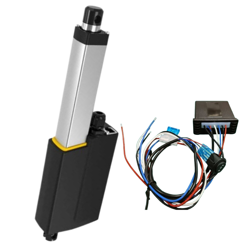 Compact and Silent 12V-24V DC Electric Linear Actuator with Manual Drive for Smooth and Precise Movement